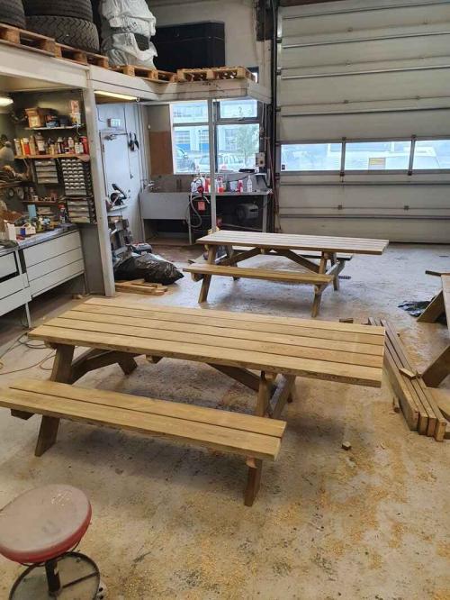 Bekkjaborð með hjólastólaaðgengi