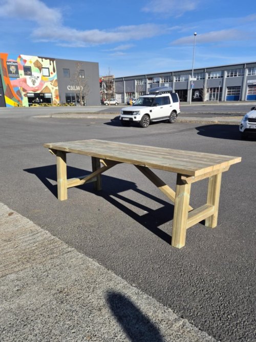 Útiborð - Bjartur - 8 manna 