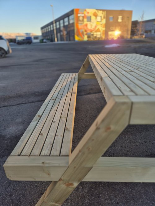 Bekkjaborð - Blær - 8 manna