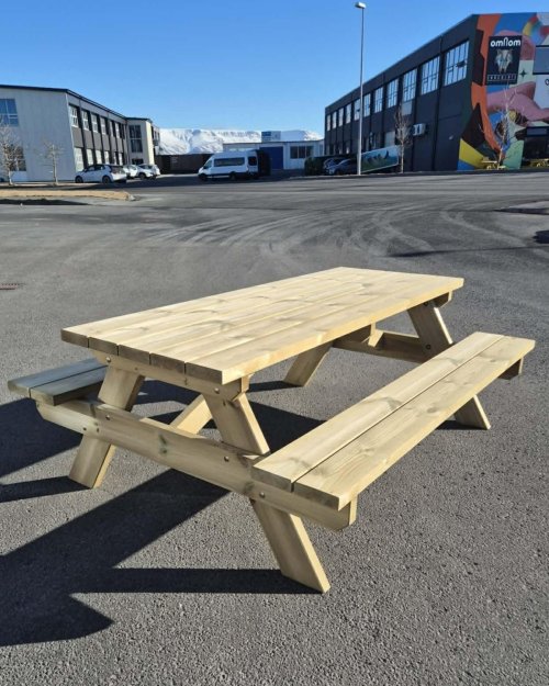 Bekkjaborð - Berg - 8 manna