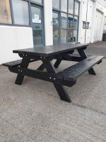 Bekkjaborð 6-8 manna + Viðarvörn 