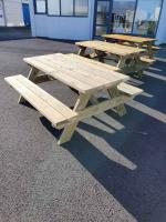 Bekkjaborð 6-8 manna