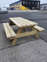 Bekkjaborð 6-8 manna