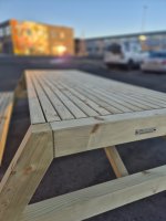 Bekkjaborð - Blær - 8 manna