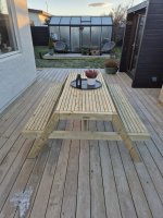 Bekkjaborð - Blær - 8 manna